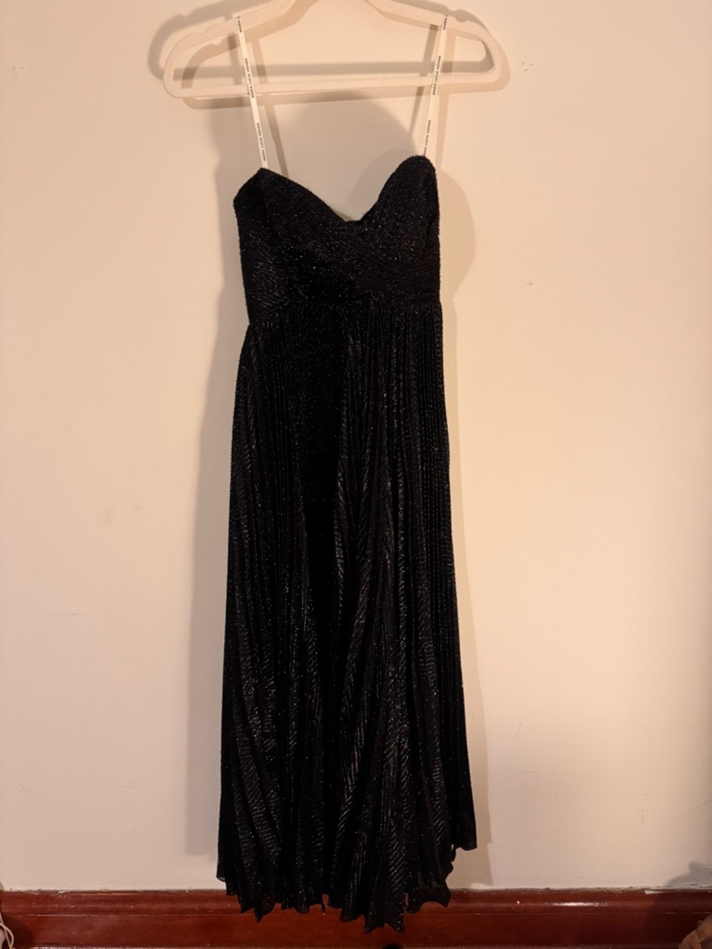 Maria Lucia Hohan Venus Strapless Black Pleated Cocktail Evening Dress Gown - Picture 5 of 10